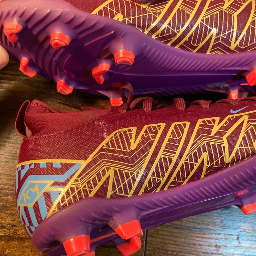 Nike Youth 4Y Mercurial Superfly 8 Academy MG Soccer Cleats Burgundy DO9789-694
